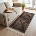 thumbnail image 2 of Kitchen Runner Rugs, Vintage Farmhouse Barn 2'x6' Throw Rug with Tassels, Country Wooden Plank Washable Soft Floor Carpet Runner for Hallway Bedroom Bathroom Laundry Room, 2 of 9