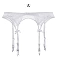 thumbnail image 3 of Cinturón de liguero de media para mujer, ultrafino, transpirable, de malla de encaje, Bowknot, liga de media sexy Jumpingount XX0185-04B, 3 of 7