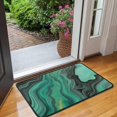 thumbnail image 2 of Green Marble Color Flow Pattern Door Rugs,Washable Non Slip Door Mats Indoor,Decorative Door Mats,Entry Mat Indoor for Entrance,Bedroom,Kitchen,Bathroom,30"x17", 2 of 6