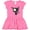 Raspberry with Polka Dots, variant on Inktastic Goth Animals Pets Black Cat Girls Toddler Dress