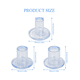 thumbnail image 3 of 12pares Tapon Cubre Tacon Protector Antideslizantes S, M, L Belug Transparentes, 3 of 5