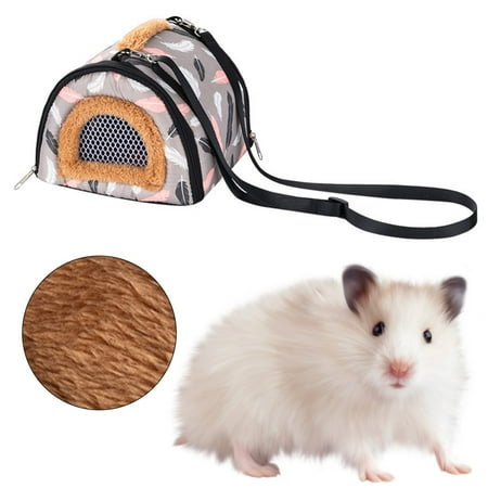 Small Animals Pig Hamster Bag With Strap Breathable Portable Outgoing Bag For Hamster Hedgehog Squirrel Mice Cmmt12039 Camera Screw Set 4mm Screwdriver Phone Mat Angled Screwdriver Set College Girls