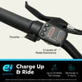thumbnail image 4 of 26" Schwinn EC1 Low Step Cruiser Electric Bike for Adults, 7 Speeds, 250w Motor, Black Ebike, 4 of 9