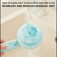 thumbnail image 5 of Meggemo Long Handle Liquid Dispensing Hair Washing Brush Scalp Massage Tool for Humans Pets Adds Shampoo Gentle Cleansing Promotes Circulation Comfortable Grip for Bath Time, 5 of 6