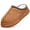 Brown, variant on BERANMEY Cozy Platform Fuzzy Slippers for Women and Men Short Ankle Slippers with Anti-Slip Sole Lined with Warm Furry Perfect for Indoor & Outdoor Use