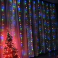 thumbnail image 2 of SZTXJ Window Curtain String Lights, 3m x 3m, 300 LED Fairy Starry Lights USB Powered Remote Control and Timer Waterfall String Lights for Party Decora, 2 of 5