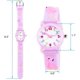 thumbnail image 3 of Flamingo Reloj para niños Analógico 3d Dibujos animados Deporte a prueba de agua Niños Niños pequeños Relojes de pulsera Regalos para 3 4 5 6 7 8 9 10 11 12 Edades Niñas Niños pequeños C Feliz Sencillez, 3 of 5