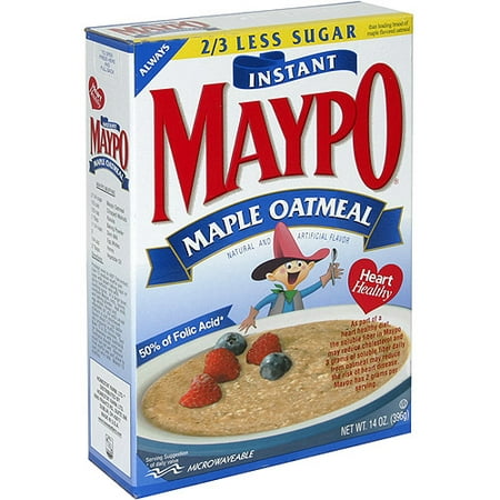 Maypo Maple Instant Oatmeal, 14 oz (Pack of 12) (Best Kind Of Oatmeal)