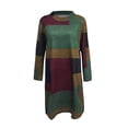 thumbnail image 4 of Sngxgn Womens Casual Long Dress Short/Long Sleeve Summer Loose Maxi Dresses(Grey,L), 4 of 5