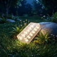 thumbnail image 4 of Solar Puck Lights Outdoor Waterproof, Solar Brick Lights Outdoor Led Rock Lights Patio Brick Lights 4 Packs for Patio, Yard, Walkway Decor, 3.9 Inch, 4 of 6