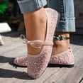 thumbnail image 7 of Bkhluea Women Lace Bow Mary Jane Flats Slip On Comfortable Footwear For Office Work Party Daily Casual Outdoor Activities, 7 of 7