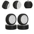 thumbnail image 6 of yotijay 4 Pieces 1/10 RC Rally Tires XV02 Upgrade Parts Sturdy Accessory Accessories white, 6 of 9