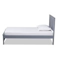 thumbnail image 2 of Baxton Studio Adela Twin Size Gray Finished Wood Platform Bed, 2 of 8