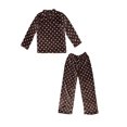 thumbnail image 2 of Pijama supersoft de caballero TESSO HOME Chocolate ultrasuave conjunto pijama, 2 of 2