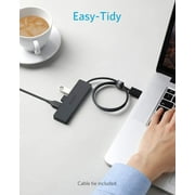 Anker 4-Port USB 3.0 Data Hub Adapter Ultra-Slim Splitter with 2 ft Cable
