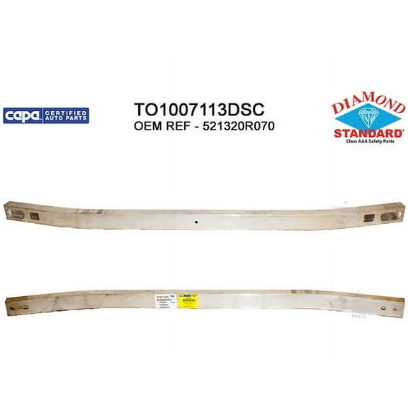 Front Bumper Impact Bar - Compatible with 2021 - 2023 Toyota Venza 2022