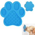 thumbnail image 1 of Alfombrilla para lamer para perros y gatos, alfombrilla de tratamiento lento con ventosas para ducha de mascotas, comedero saludable, dispensador de mantequilla de maní calmante, a, 1 of 4