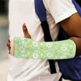 thumbnail image 4 of Jiueut Butterfly Daisy Arm Cast Cover Arm Cast Sleeve with Thumb Cover Hand Cast Covers for Shower Adult Size L Waterproof Arm Cast Cover for Shower Wrist Cast Cover, 4 of 7
