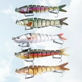 thumbnail image 2 of 5pcs Simulation Baits Portable Fishing Lures Creative Bionic Baits Life-Like Bait for Outdoor Fishing (ABCDE), 2 of 7