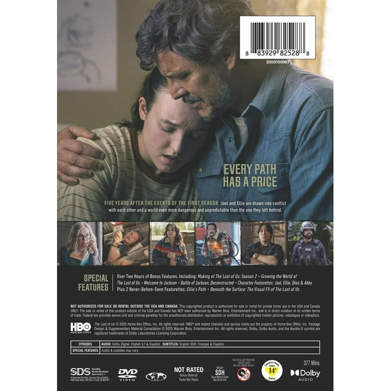 The Last of Us: The Complete Second Season [DVD] - Walmart.com