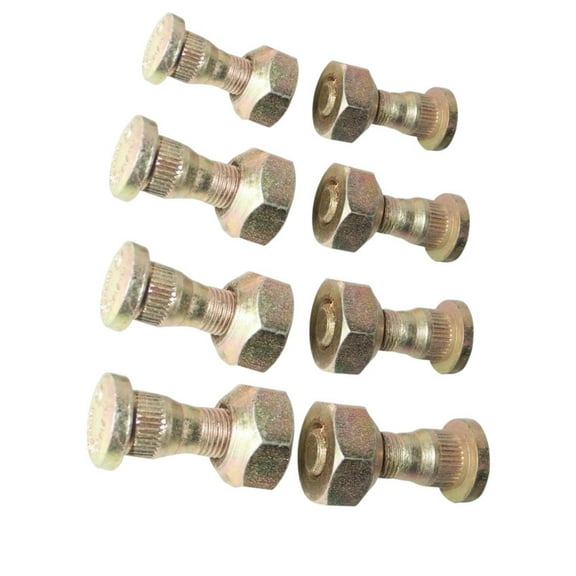 8 pcs Rear Axle Wheel Stud Plus Nut Fit For Massey Ferguson FE 35 35X 135 T20