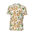 thumbnail image 6 of Wukai Cute Puppy Print Men's Short-Sleeved Mesh T-Shirt,Quick-Dry Short Sleeve Workout T-Shirt-4X-Large, 6 of 8