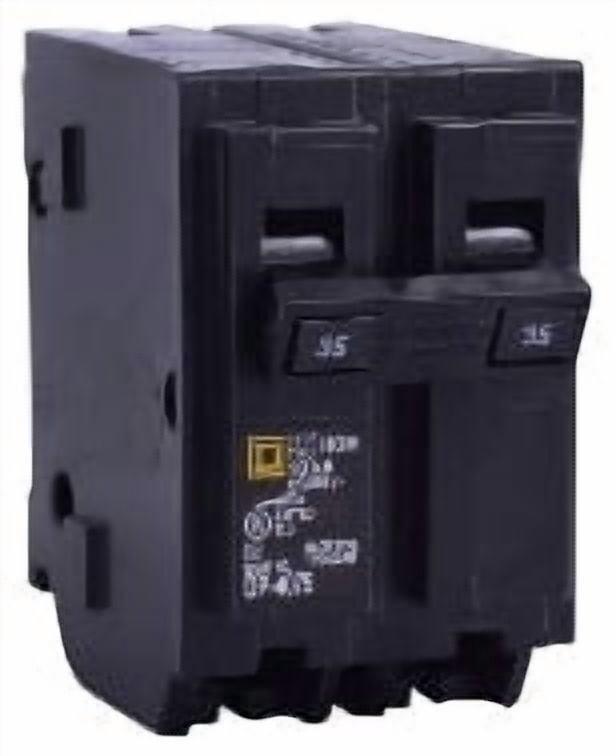 Square D Homeline HOM240 Circuit Breaker 40 Amps 240 Volts 2 Pole Plug in UL Listed