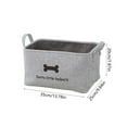 thumbnail image 3 of Seyotauo Storage Bins Large Fabric Storage Baskets for Shelves, Decorative Linen Closet Baskets with Handles for Organizing, Shelf, Clothes, Home, Office, 14x10x8 Inches, 3 of 6