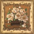 thumbnail image 2 of Kruskamp, Janet 15x15 Gold Ornate Wood Framed with Double Matting Museum Art Print Titled - Classical Magnolia, 2 of 4