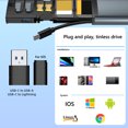 thumbnail image 4 of Lector Tarjetas Portátil 13 en 1 Alta Velocidad 5 Gbps USB3.0 Tipo C SD/TF3.0, 4 of 5