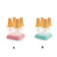 thumbnail image 2 of Injueey Molde reutilizable para hacer helados portátil para adultos en el hogar, moldes de cono de postre de verano, accesorios artesanales Mostrada Verde, 2 of 6