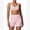 Pink, variant on IDOPIP Women's 2 Piece Yoga Sets with Seamless Sports Bra and High Waist Shorts for Workout & Gym S Yellow