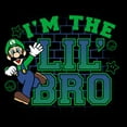 thumbnail image 2 of Infants' Nintendo I'm the Lil' Bro Luigi  Bodysuit, 2 of 3