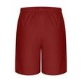 thumbnail image 6 of Mens Summer Shorts Casual Pocket Elastic Waist Straight Shorts Pants, 6 of 7