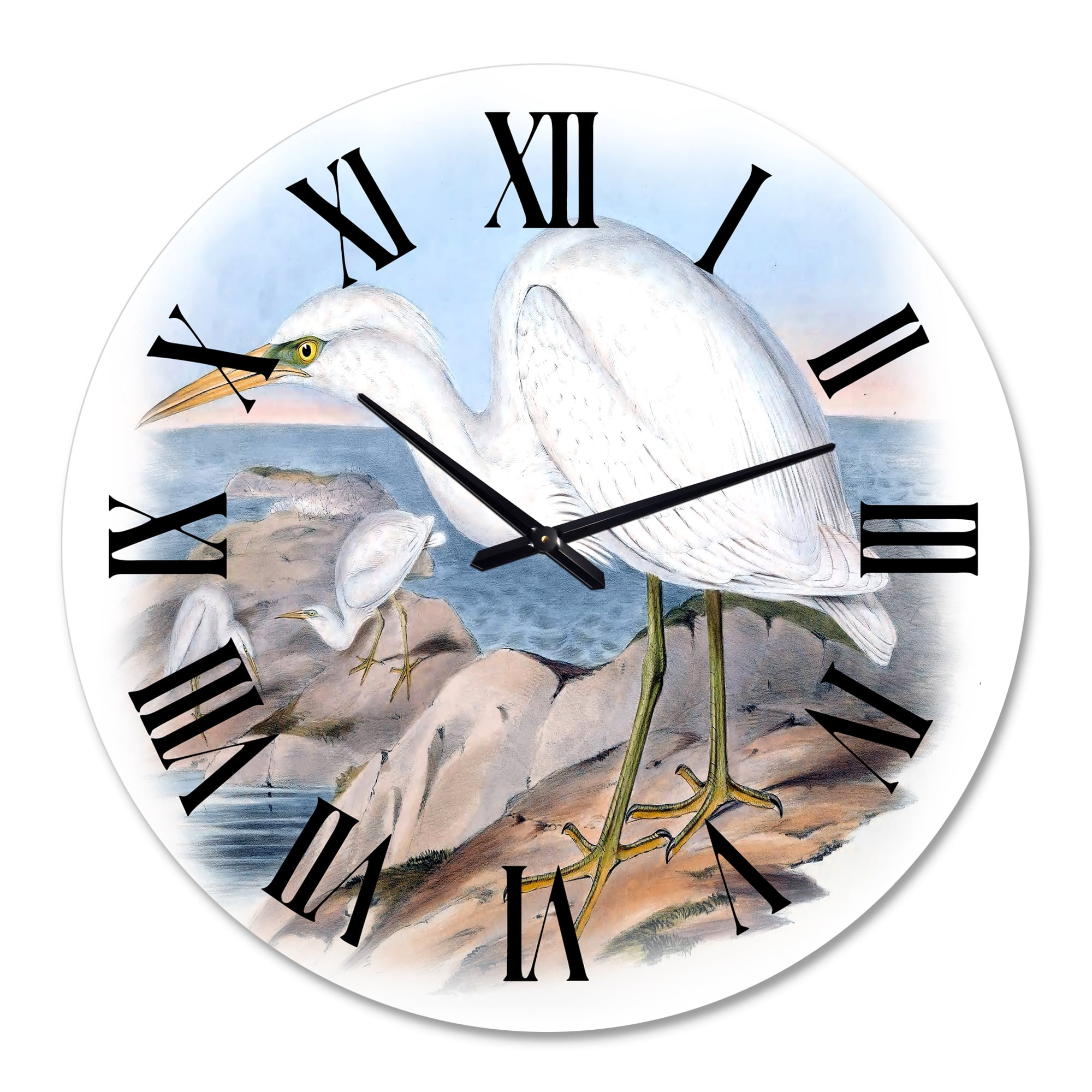 Designart 1 in Quartz Traditional Wall Clock
