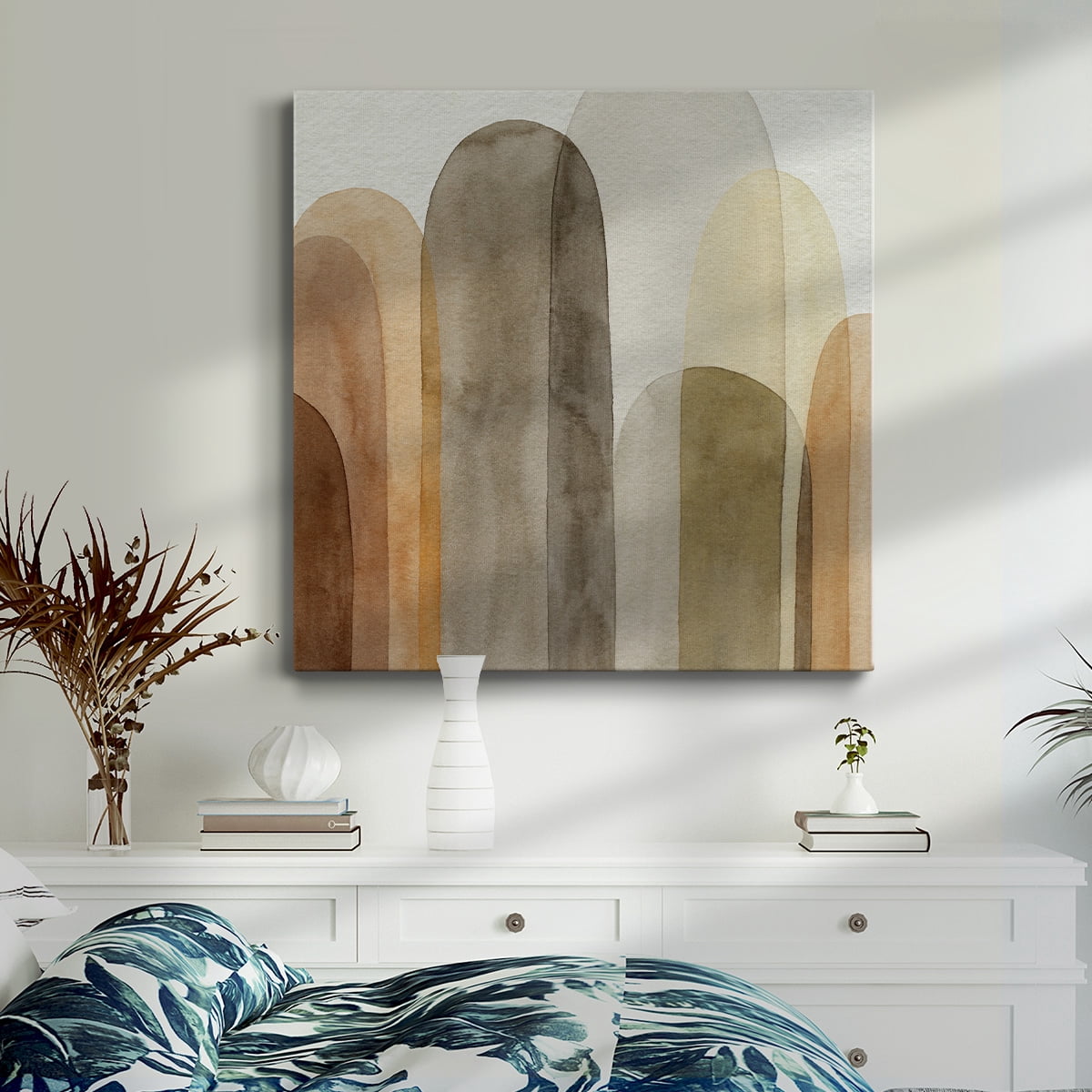 Wexford Home Desert Watercolor Arches I-Premium Gallery Wrapped Canvas, 40" x 40" - Ready to Hang