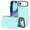 Mint, variant on Allytechgroup Flip Wallet Case for iPhone 17 Air with Card Slots, Premium PU Leather [RFID Blocking] [Double Magnetic Button] Kickstand Shell, Shockproof Anti-Fall Protective Case, Mint