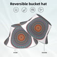 thumbnail image 5 of Kll Mandala Bucket Hat For Women Men Packable Travel Beach Sun Hat Outdoor Rave Accessories Reflective Fisherman Cap, 5 of 9