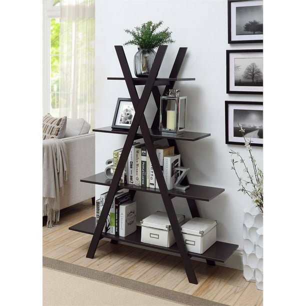 Espresso 2024 wood bookshelf