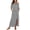 Gray-06, variant on One Shoulder Dresses for Women Cinched Waist Short Sleeve Maxi Dress Daily Casual Wear