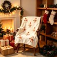 thumbnail image 4 of Eoozwa Christmas Decorative Throw Blanket Christmas Throw Blanket for Couch Sofa Bed Soft Cozy Lightweight Fuzzy Plush Fleece Blankets and Throws Xmas Winter Blanket 30"x39", 4 of 6