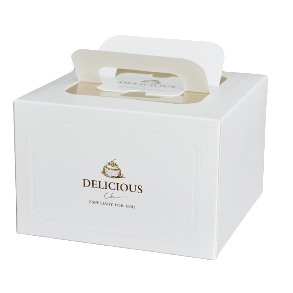 Hemoton 10pcs Sturdy Cake Boxes Simple Pastry Boxes Elegant Dessert