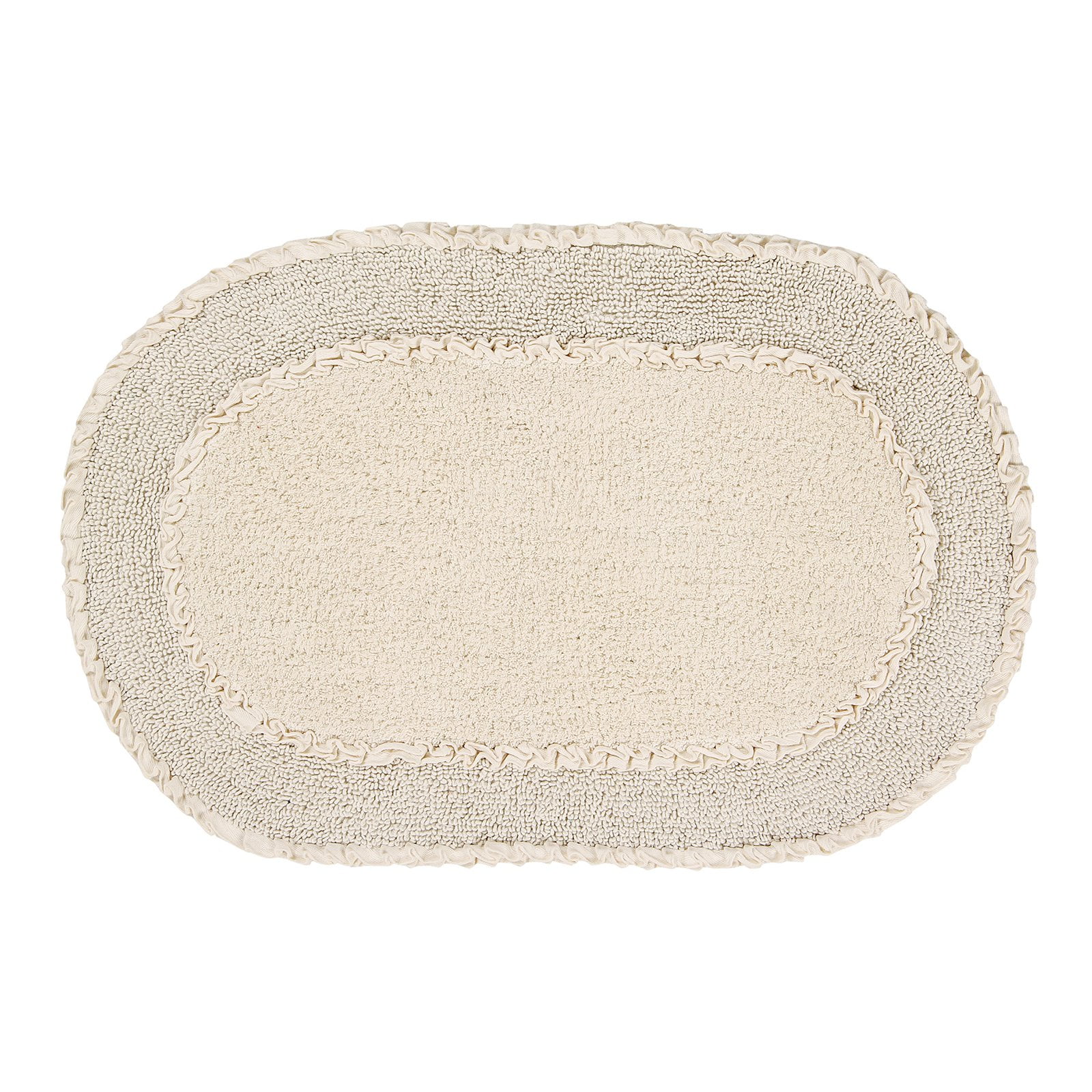 Home Weavers Inc. Double Ruffle Bath Rug