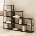thumbnail image 4 of Furinno Turn-N-Tube 4-Tier Multipurpose Shelf Display Rack, Shelving Unit, Bookcase, Walnut/Brown, 4 of 6