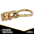thumbnail image 2 of US Cargo Control Double Stud L Track Fitting With Pear Link, Use With L Track Rails In Your Truck Or Trailer To Create Instant Tie-Down Anchor Points, Working Load Limit Of 1,666 Pounds, 4 Pack, 2 of 5