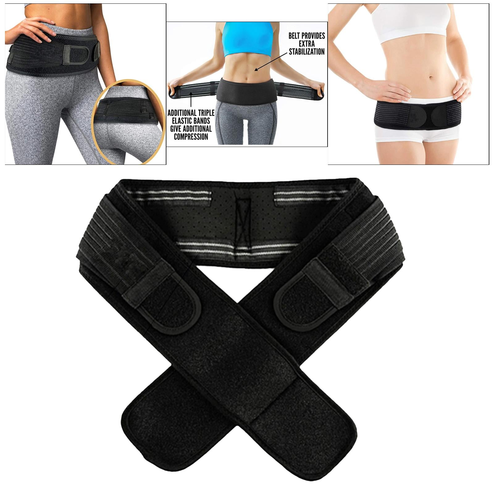 Ceinture Sacro-Iliaque pour Hommes et Femmes Soutien Lombaire