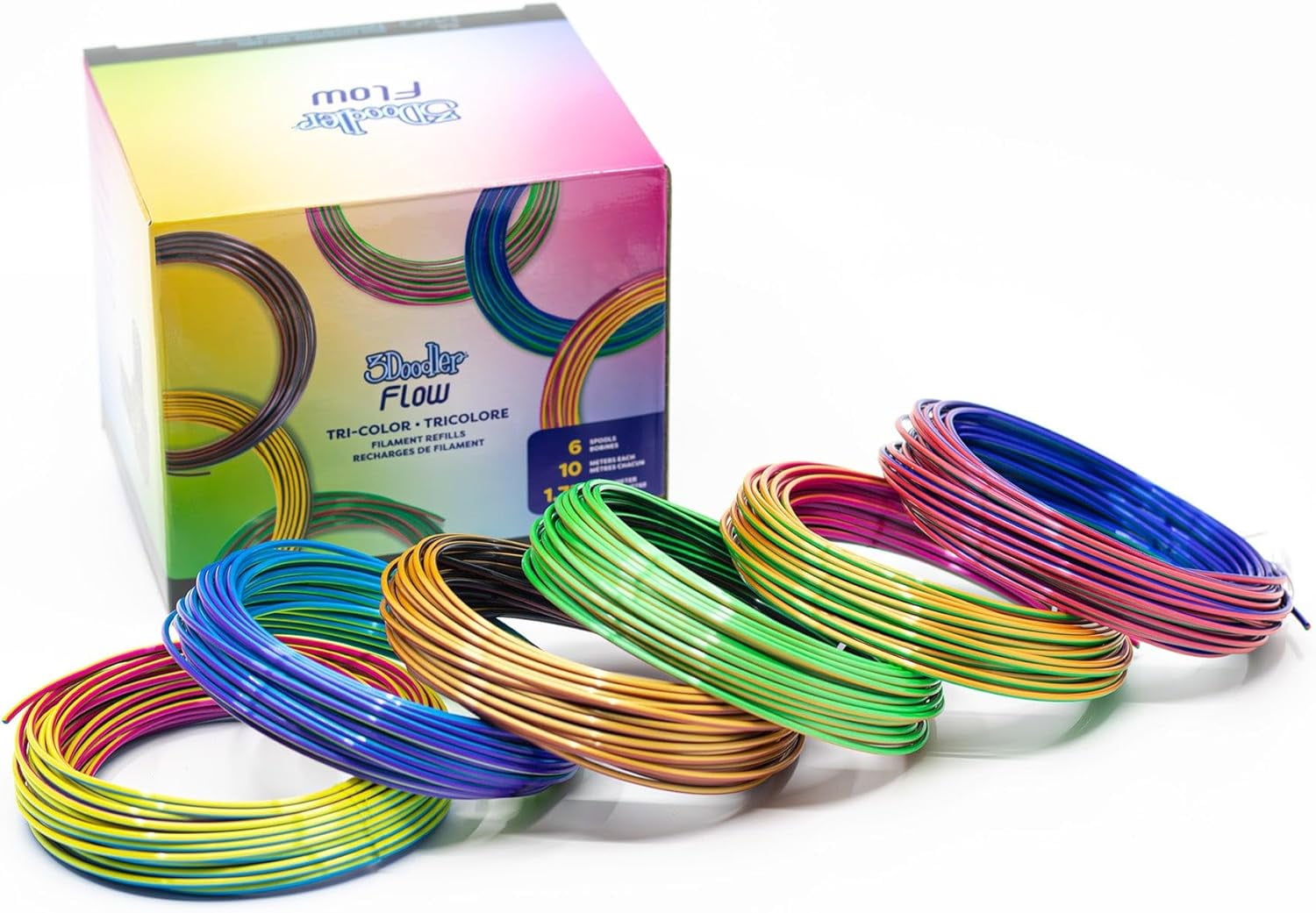 3Doodler FLOW tri-color 1.75mm refills