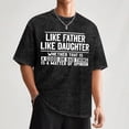 thumbnail image 5 of Funny Father Daughter Shirt Dad Daughter Shirts Father'S Day Gift For Dad, Regular-Fit, Family T-Shirt Washed Tee, 5 of 9
