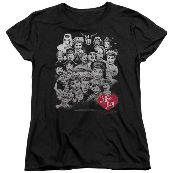 Lucy/60 Years Of Fun S/S Women's Tee Black Lb188