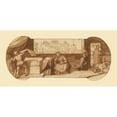thumbnail image 2 of Federico Zuccaro 18x11 Black Ornate Wood Framed Double Matted Museum Art Print Titled - Taddeo Employed on Menial Tasks at Calabrese's House (1595), 2 of 5